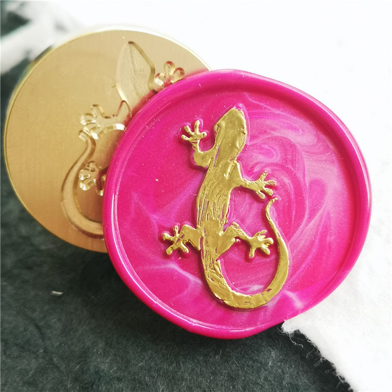 Wax Seal Stamp Kit - gecko Sealling Wax Stamp THE gecko