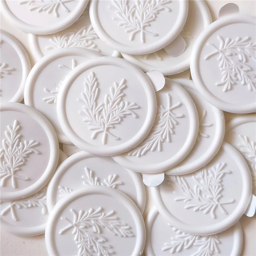 Wax Seal Stamp Kit - Rosemary Leaf Self Adhesive Wax Seal