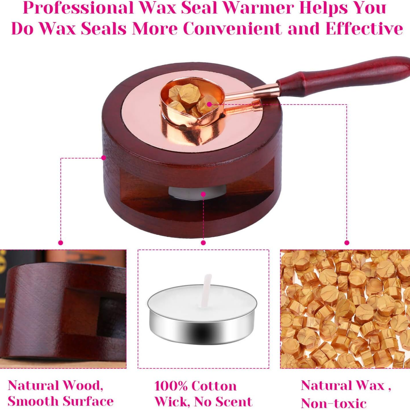 Wax Seal Set Includes 200 Gold - Wax Seal Stamp Kit ulasan dan harga