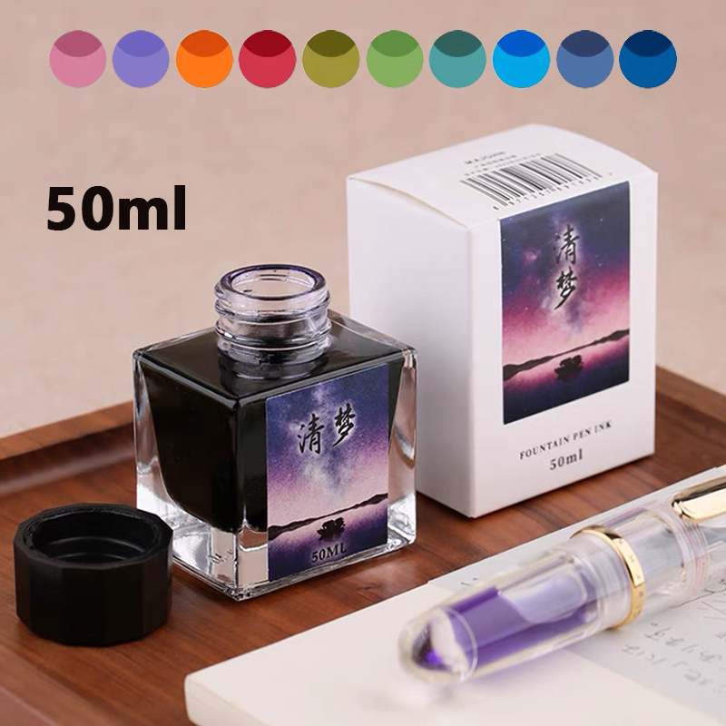 MAJOHN 50ml Fountain Pen Ink V - Calligraphy Ink Bottle ulasan dan harga