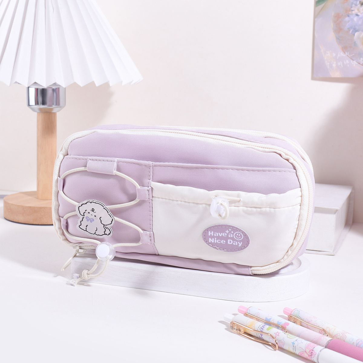 9 Layers Large Capacity Drawst - Pencil Case Large ulasan dan harga