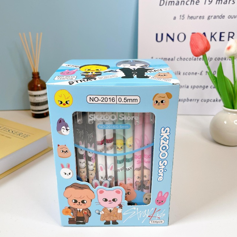 SKZOO Wolf chan Dwaekki Bbokar - Gel Ink Pen Set ulasan dan harga