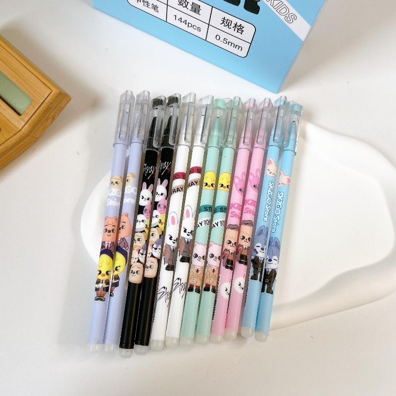 SKZOO Wolf chan Dwaekki Bbokar - Gel Ink Pen Set ulasan dan harga