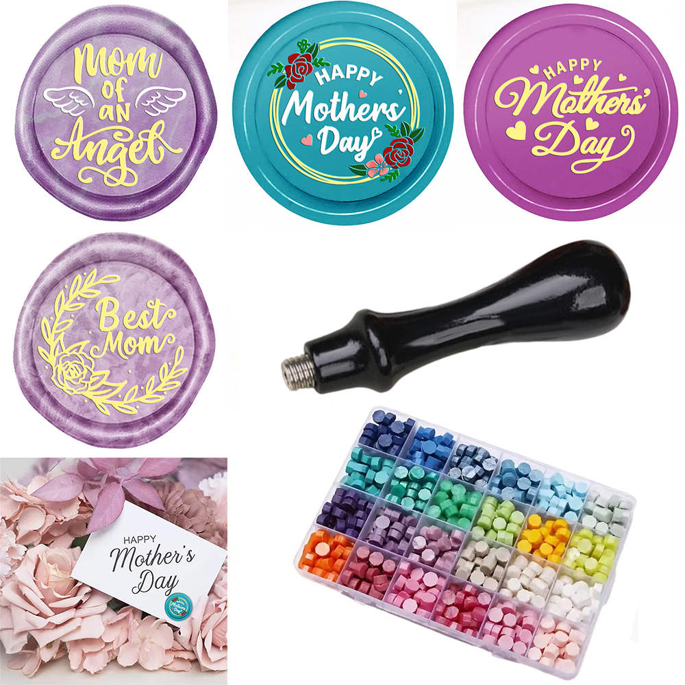 Happy Mother's Day Wax Seal St - Wax Seal Stamp Kit ulasan dan harga