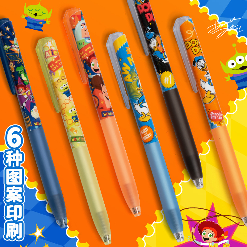 Disney 3pcs/set Retractable Ge - Gel Ink Pen Set ulasan dan harga