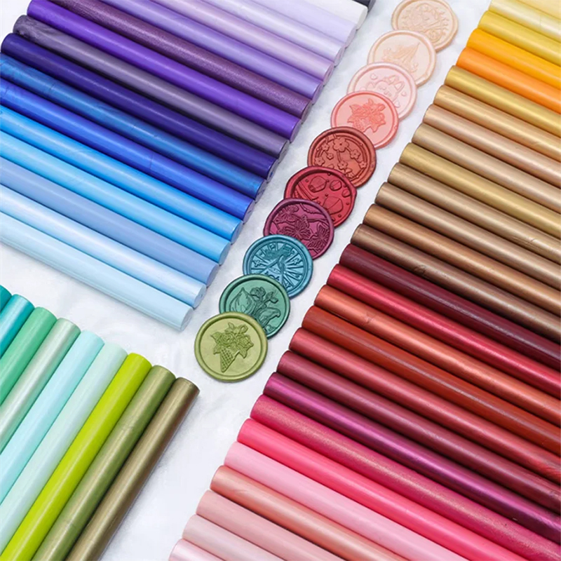 6Pcs Wax Seal Sticks 26Colors  - Wax Seal Stamp Kit ulasan dan harga