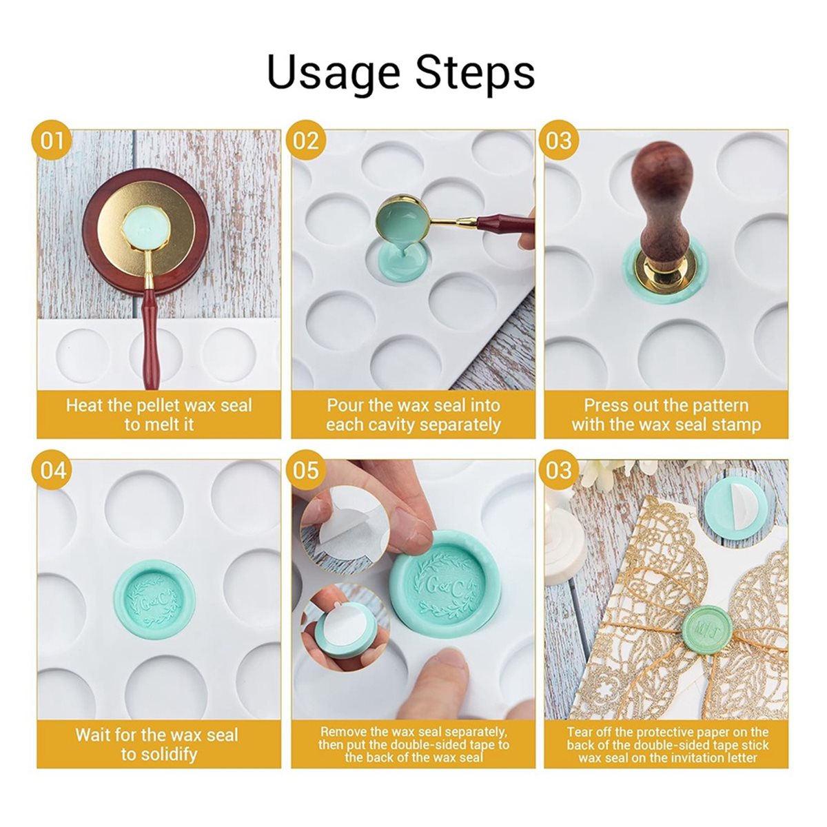 2026 New Tool Wax Seal Mold Ki - Wax Seal Stamp Kit ulasan dan harga