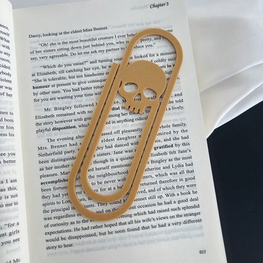 Creative Giant Skeleton Paper  - Bookmark Magnetic Clip ulasan dan harga
