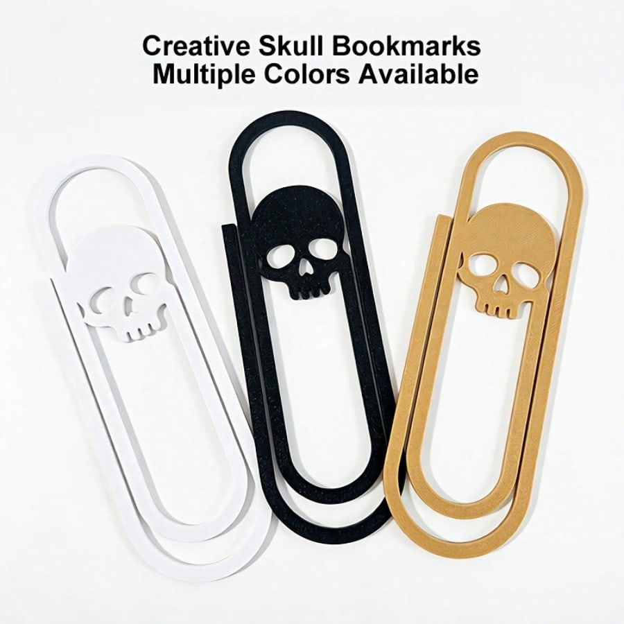 Creative Giant Skeleton Paper  - Bookmark Magnetic Clip ulasan dan harga