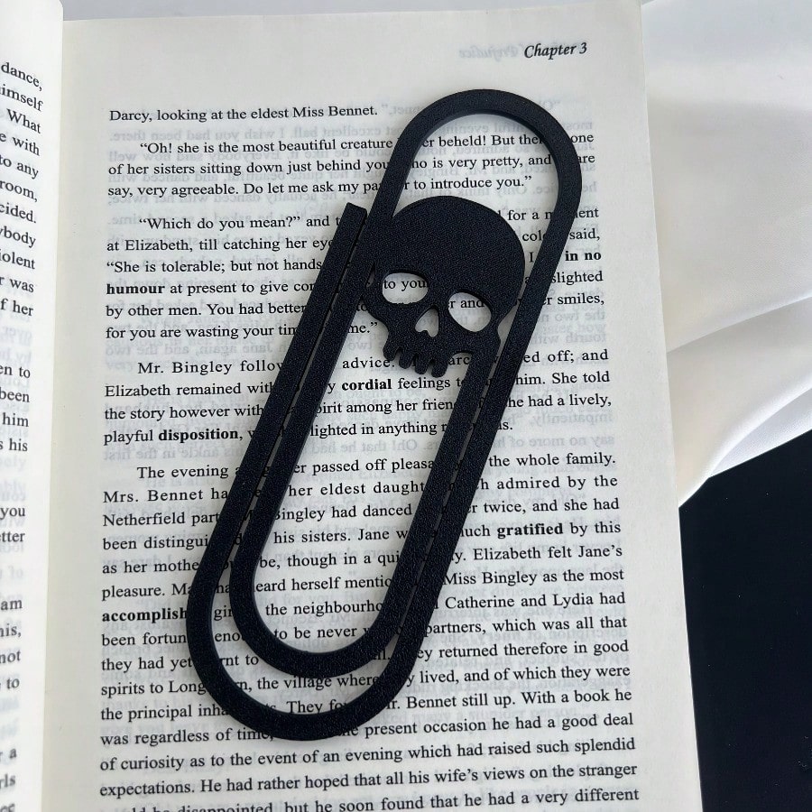 Creative Giant Skeleton Paper  - Bookmark Magnetic Clip ulasan dan harga