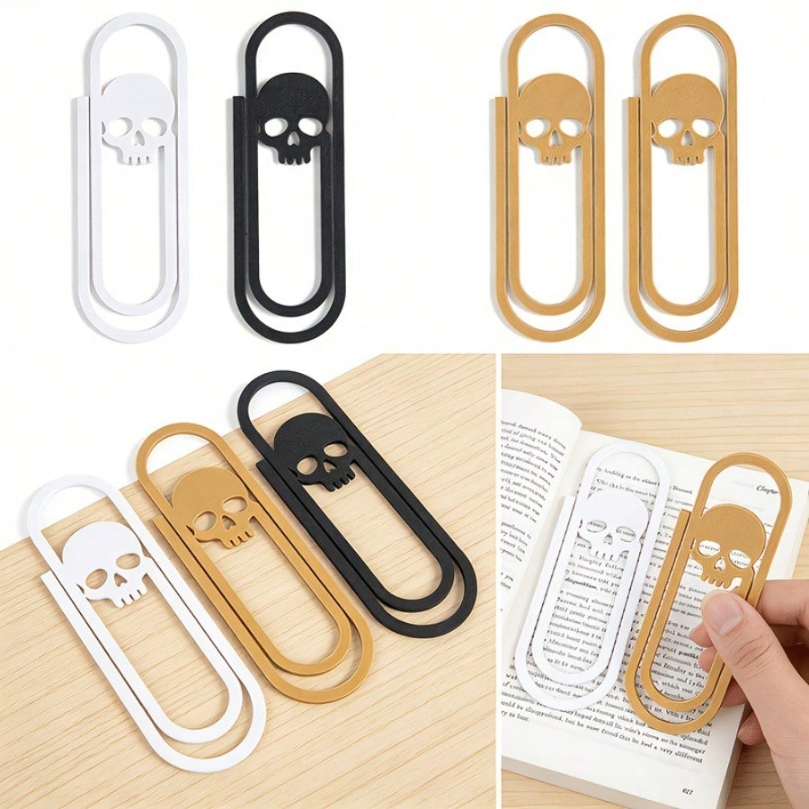 Creative Giant Skeleton Paper  - Bookmark Magnetic Clip ulasan dan harga