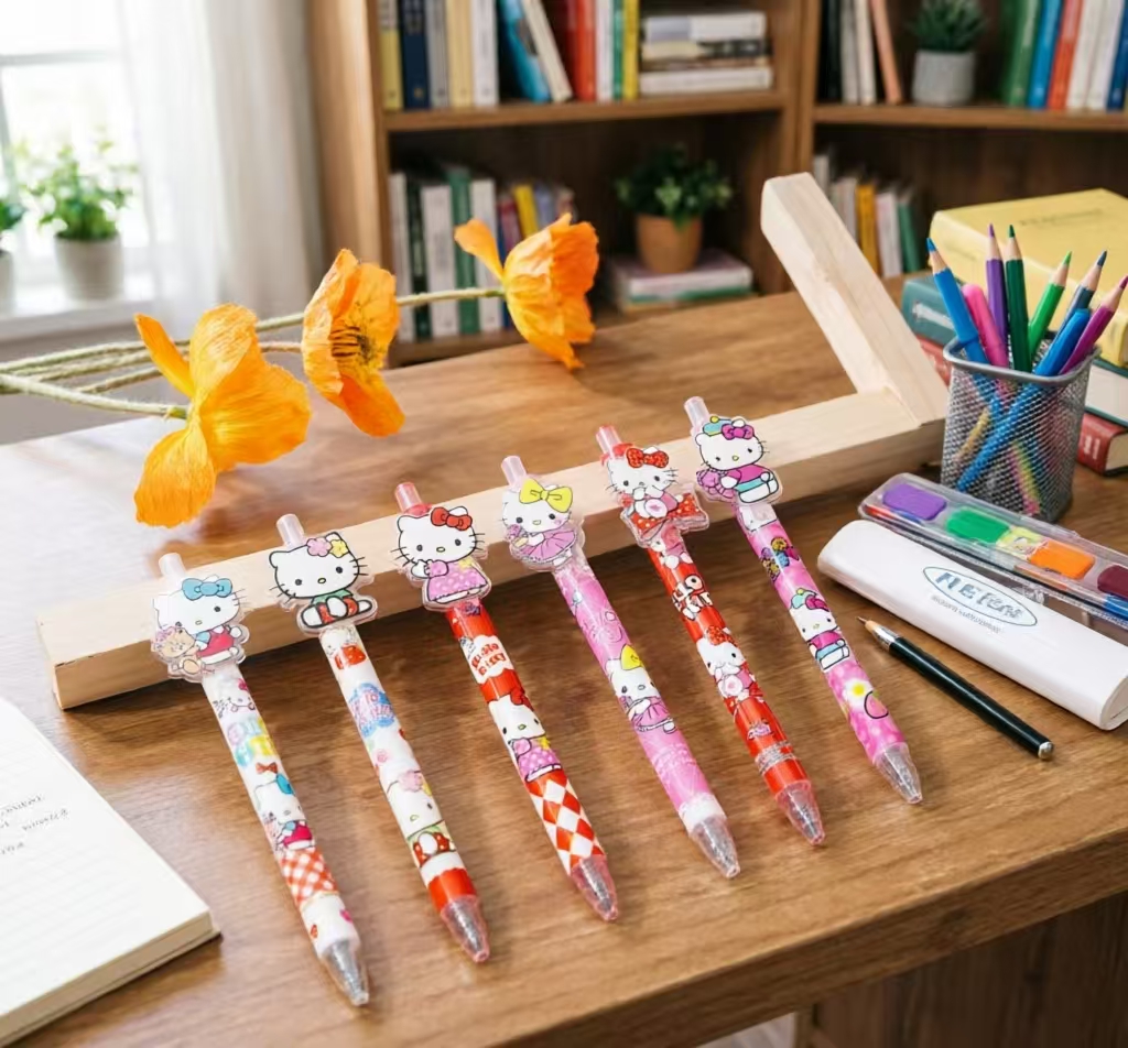 Cute Hello Kitty Gel Pen 0.5mm - Stationery Supplier ulasan dan harga