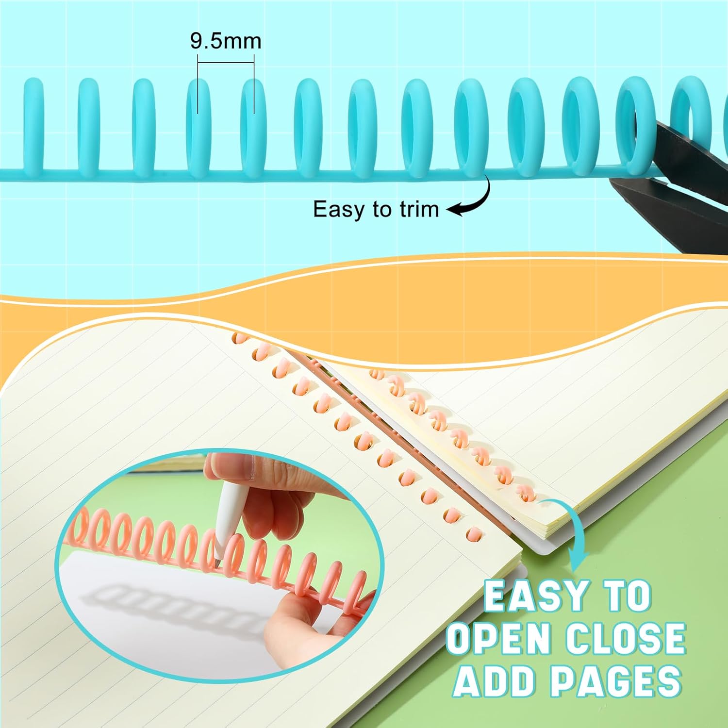 50 Pcs Comb Binding Spines 1/2 - Binding Comb Plastic ulasan dan harga