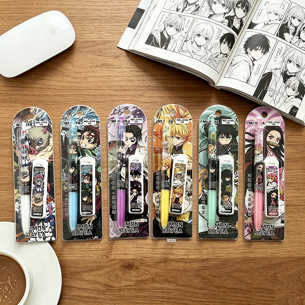Random 1/6pcs Kawaii Demon Sla - Stationery Supplier ulasan dan harga