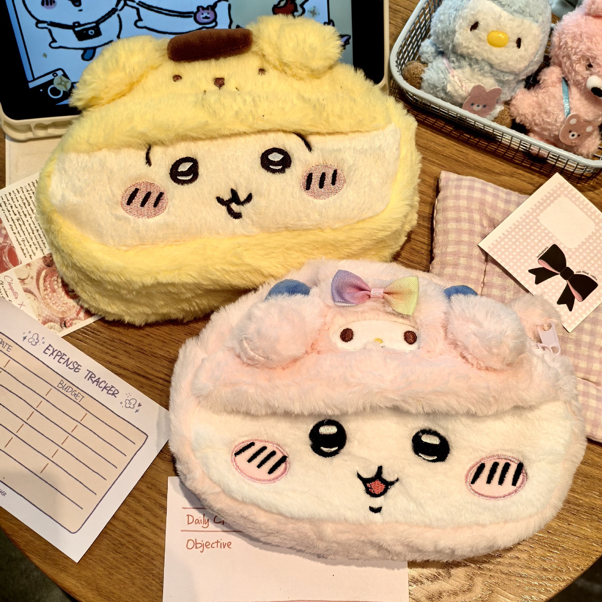 Anime Plush Pen Case Cartoon U - Stationery Supplier ulasan dan harga