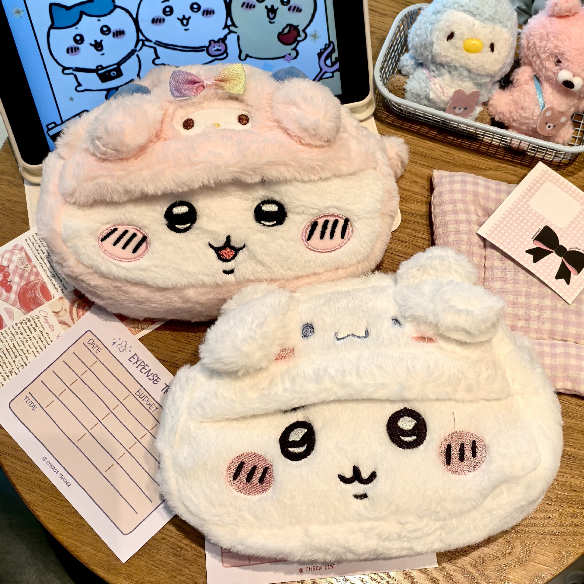 Anime Plush Pen Case Cartoon U - Stationery Supplier ulasan dan harga