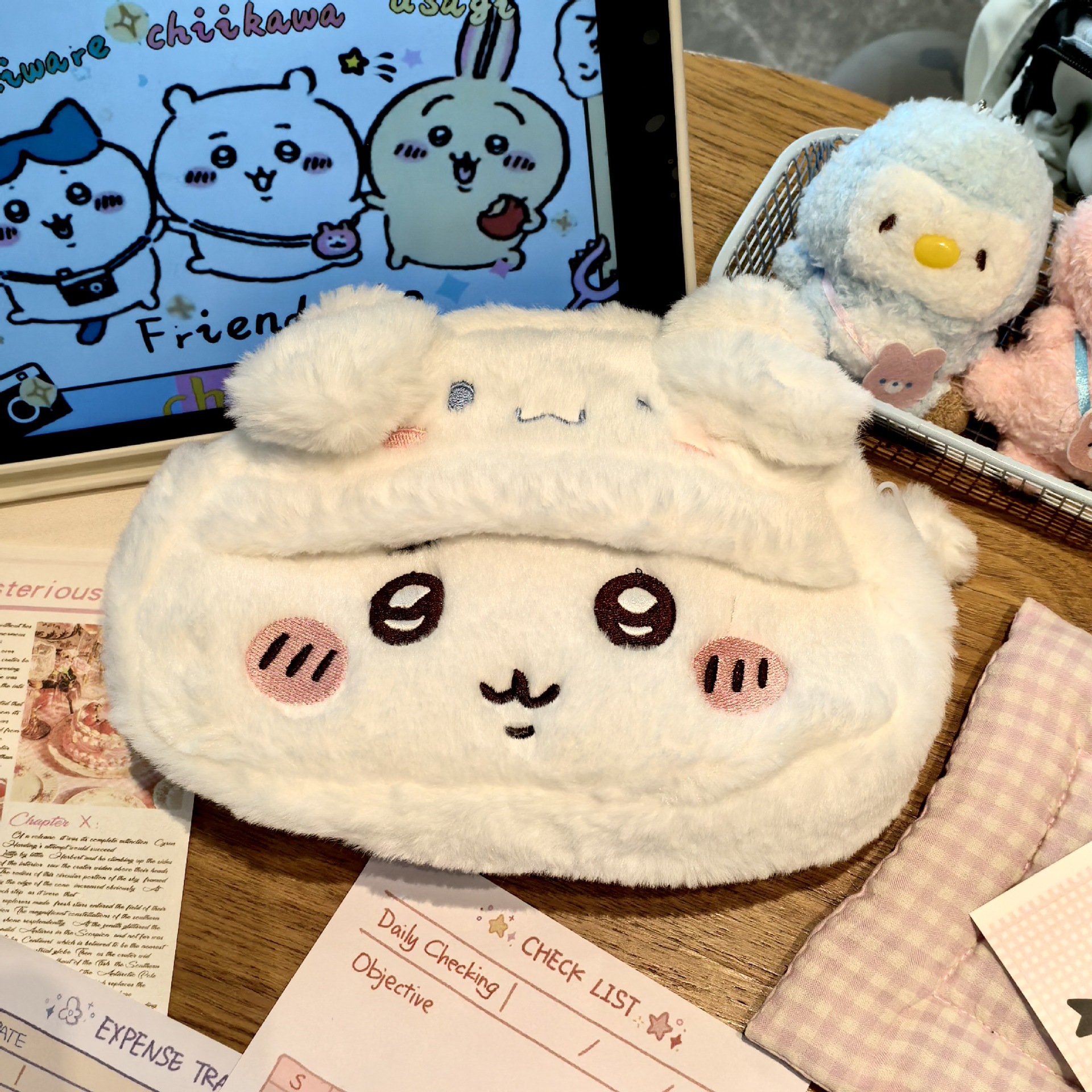 Anime Plush Pen Case Cartoon U - Stationery Supplier ulasan dan harga