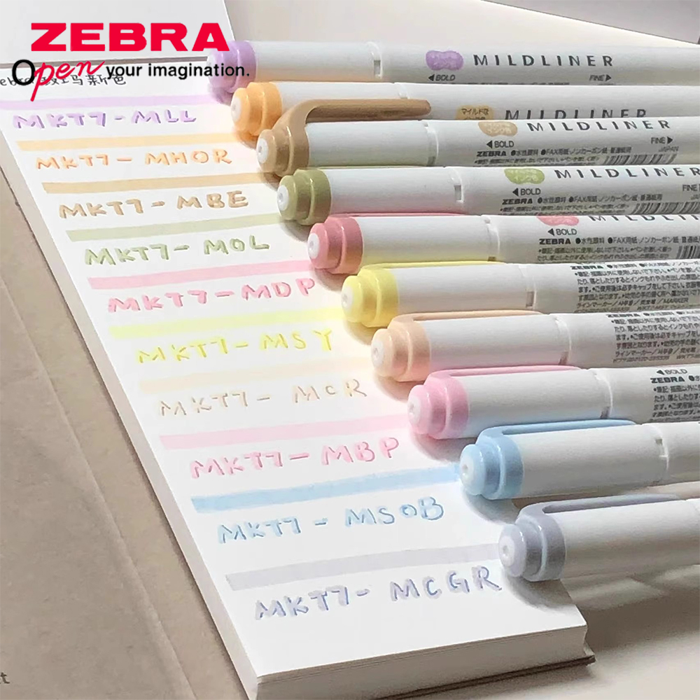 Japan ZEBRA Highlighters Pen s - Highlighter Set Pastel ulasan dan harga