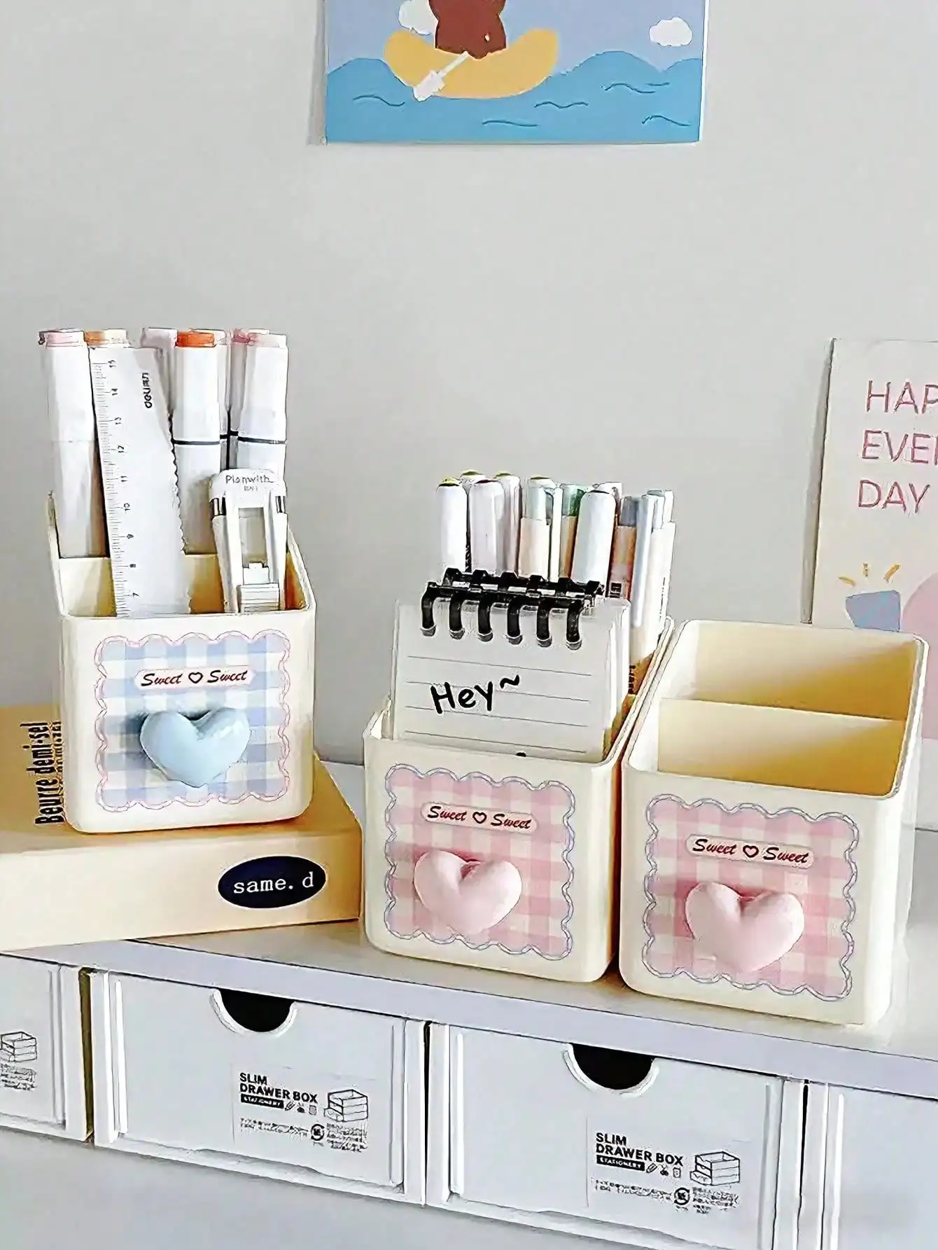 1pc Desktop Stationery Storage - Stationery Office And School Supply Stores ulasan dan harga