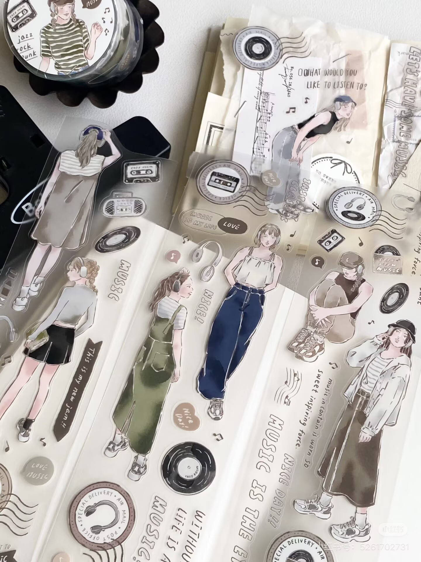 Cloud Nine Studio Vintage List - Washi Tape Set ulasan dan harga