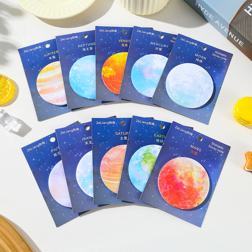 Moon Earth Sticky Notes Cute F - Sticky Note Cube ulasan dan harga