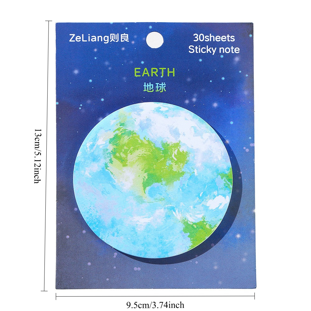 Moon Earth Sticky Notes Cute F - Sticky Note Cube ulasan dan harga