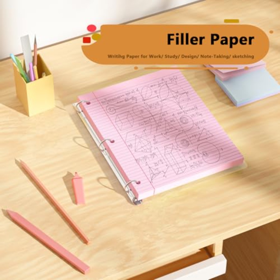 Loose Leaf Paper 00 Sheets Col - Paper Punch 3 Hole ulasan dan harga
