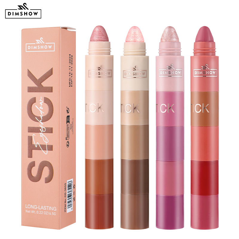 5-in-1 Lazy Eyeshadow Pen High - Highlighter Set Pastel ulasan dan harga