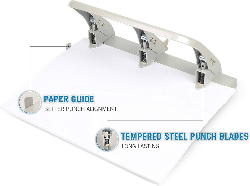Medium-Duty 3 Hole Paper Punch - Paper Punch 3 Hole ulasan dan harga
