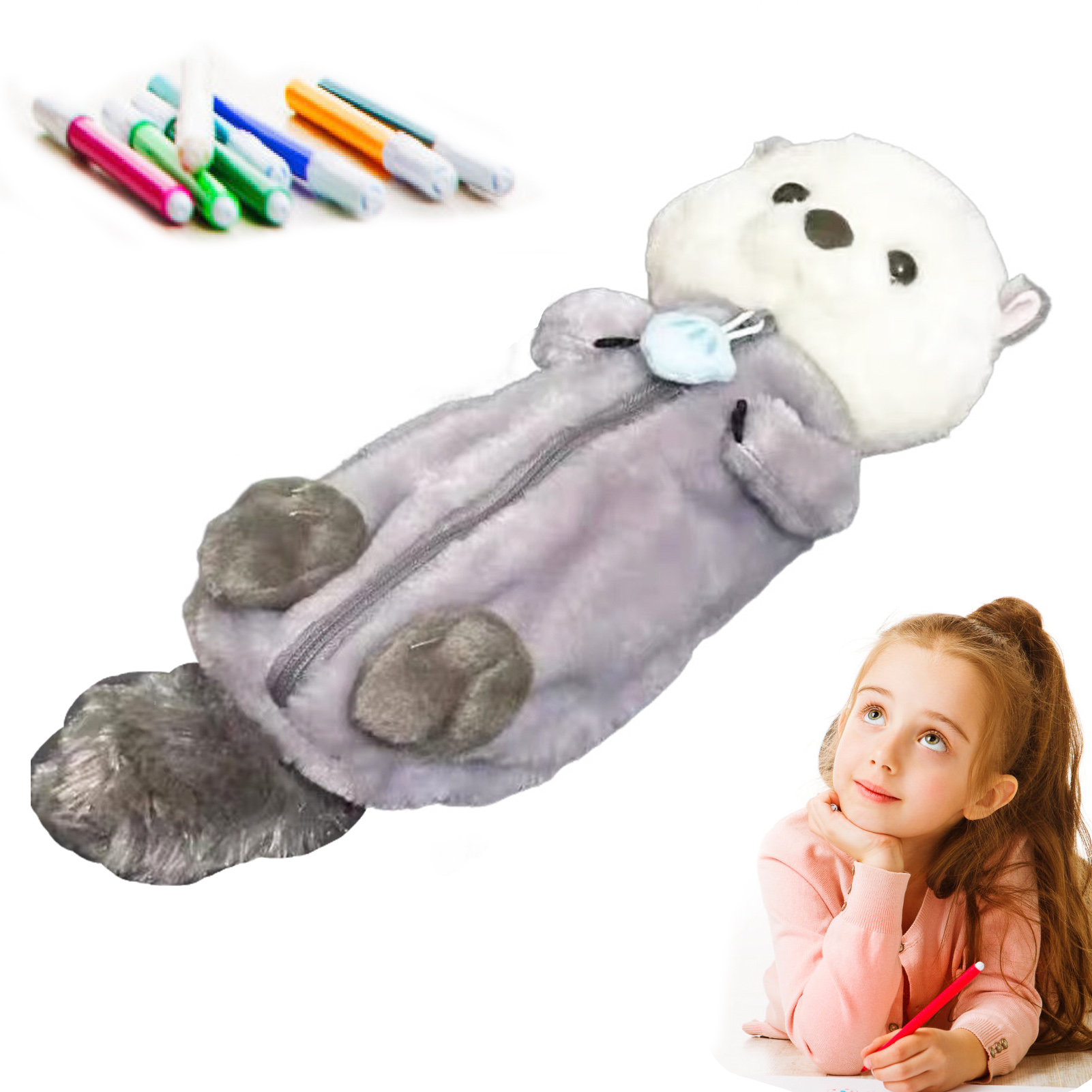 Creative Plush Toy Pencil Case - Stationery Supplier ulasan dan harga