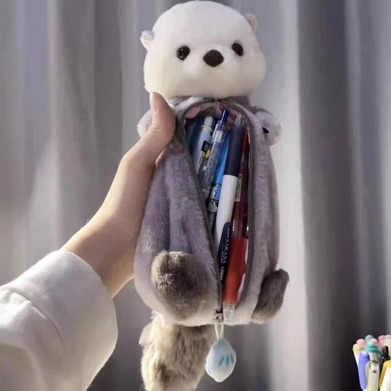 Creative Plush Toy Pencil Case - Stationery Supplier ulasan dan harga