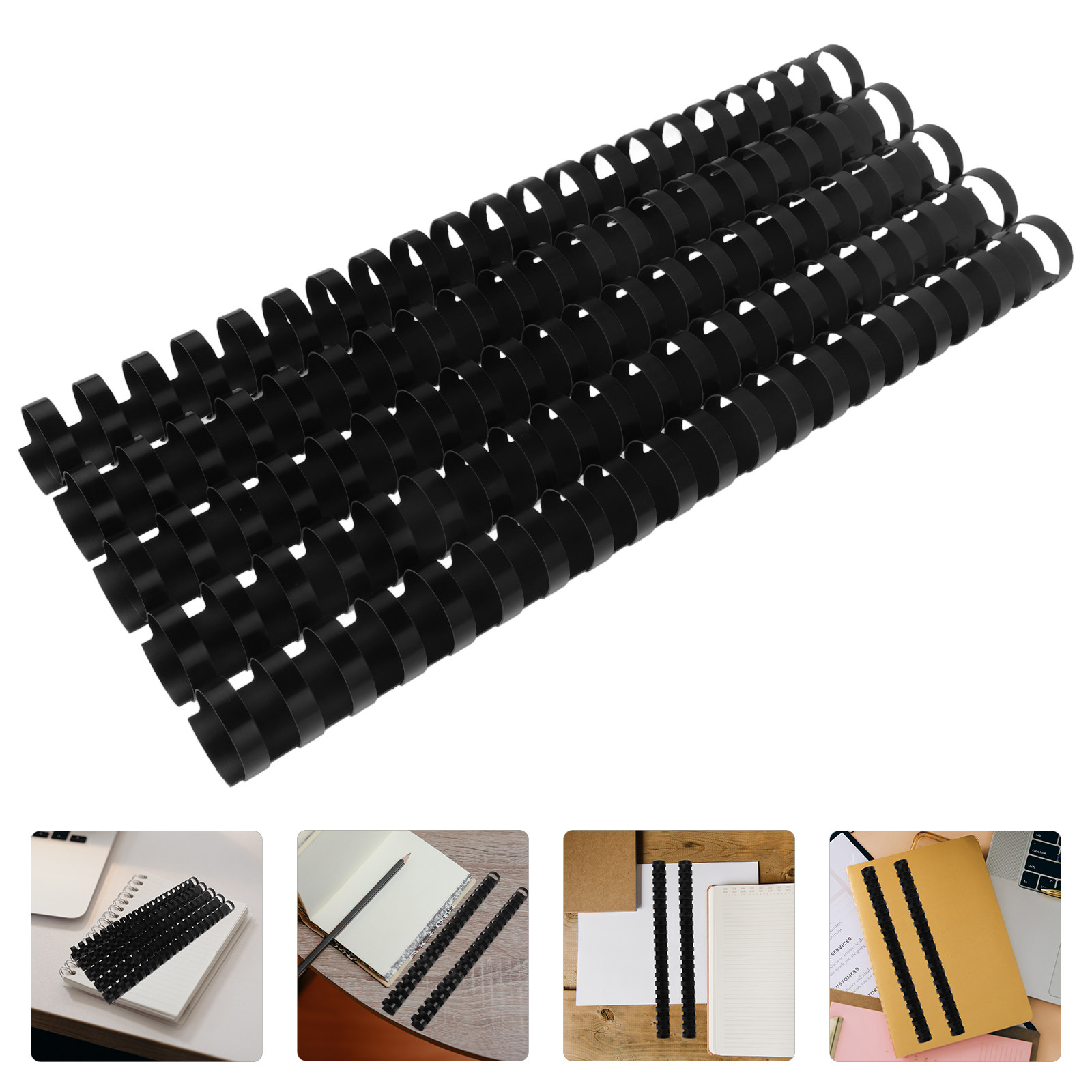 50Pcs Binding Rings Plastic 21 - Binding Comb Plastic ulasan dan harga