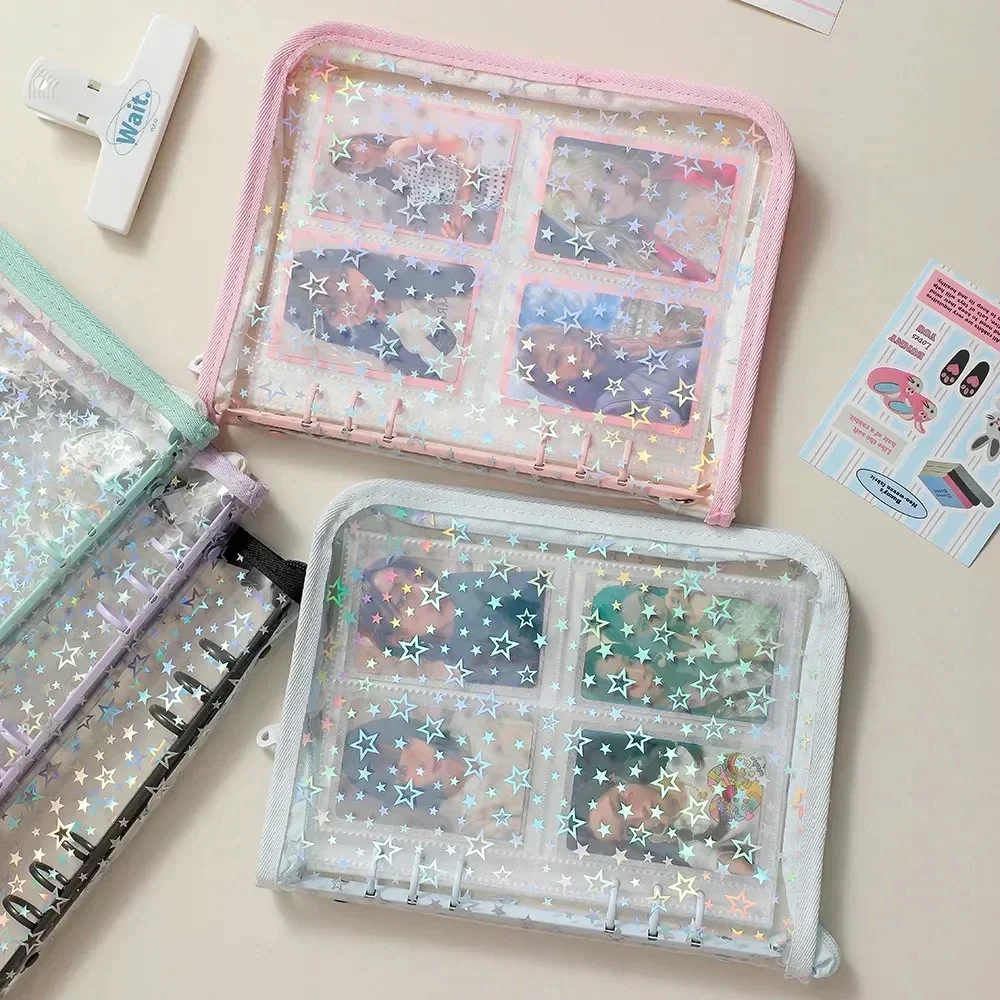 A5 Laser Star Zipper Binder Co - Binding Comb Plastic ulasan dan harga