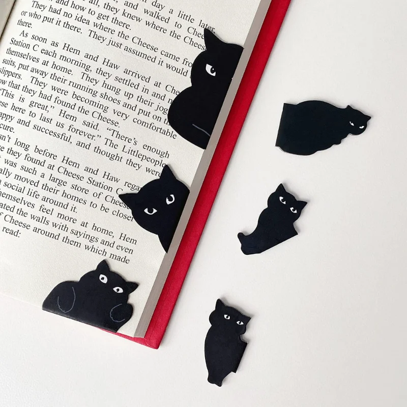 6 Pcs/set Cute Cat Magnet Book - Paperclip Magnetic Set ulasan dan harga