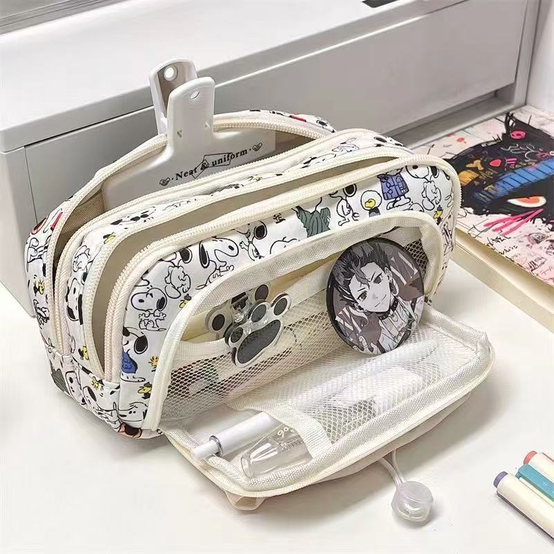 Cartoon Snoopys Series Drawstr - Pencil Case Large ulasan dan harga