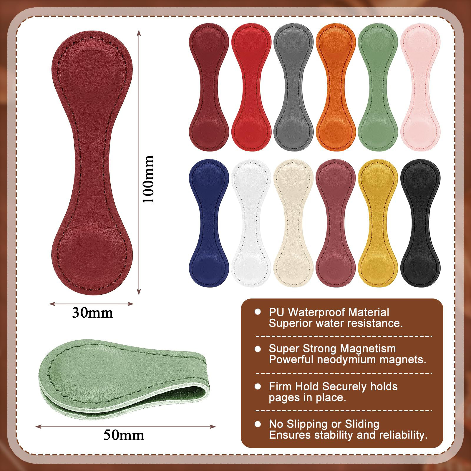 5pcs Magnetic Clip Sleeve Magn - Bookmark Magnetic Clip ulasan dan harga