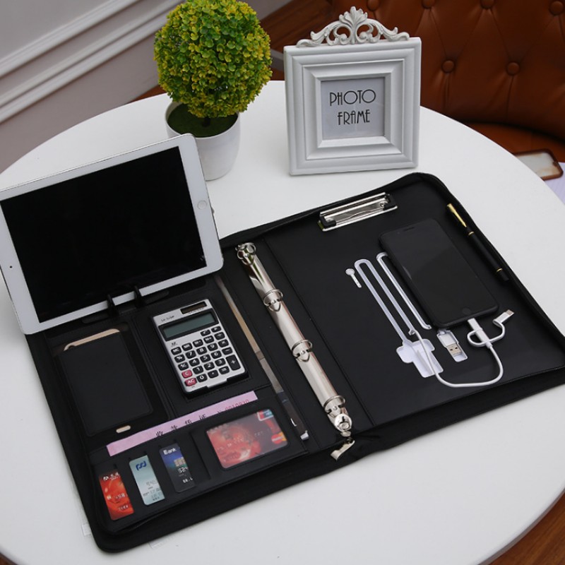 Multifunctional A4 Conference  - Portfolio Folder Zip ulasan dan harga