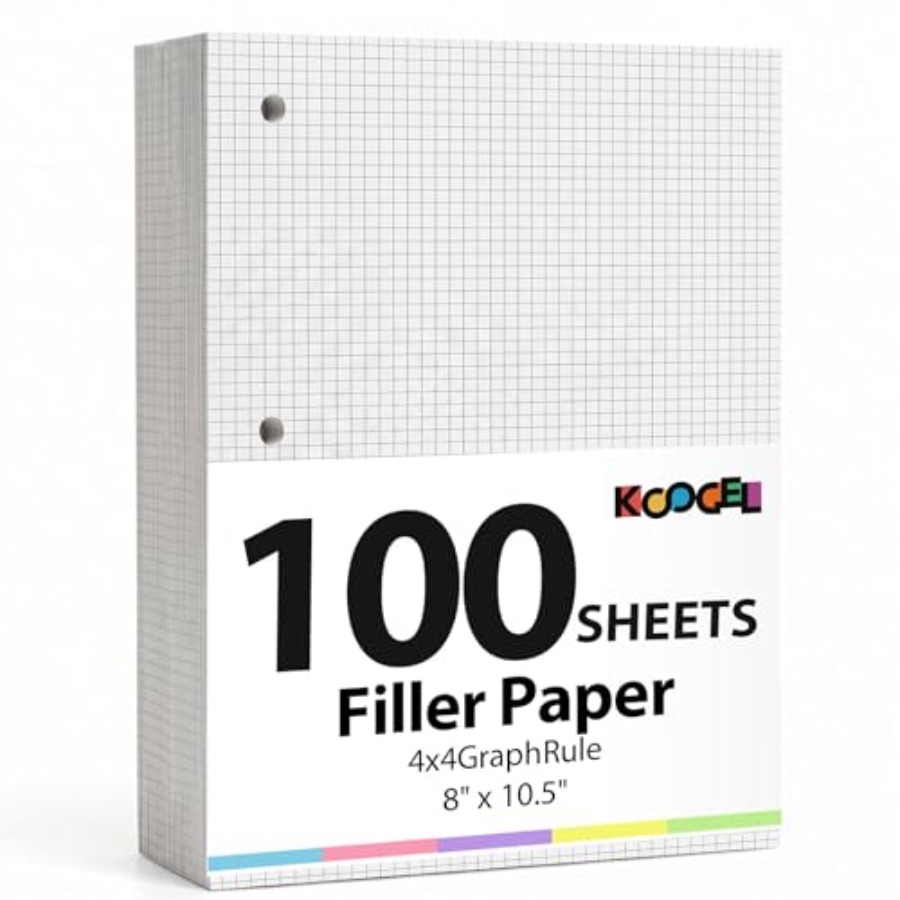 Graph Paper Filler Paper, 100  - Paper Punch 3 Hole ulasan dan harga