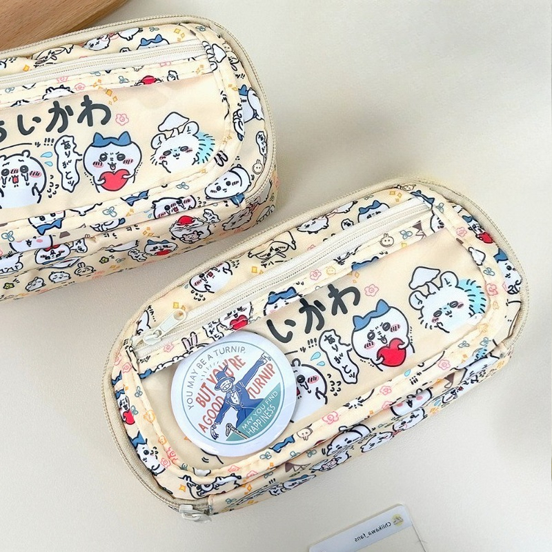Chiikawa Cartoon Print Pencil  - Pencil Case Large ulasan dan harga