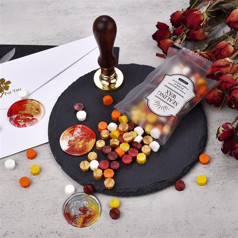 100Pcs Retro Sealing Wax Color - Wax Seal Stamp Kit ulasan dan harga