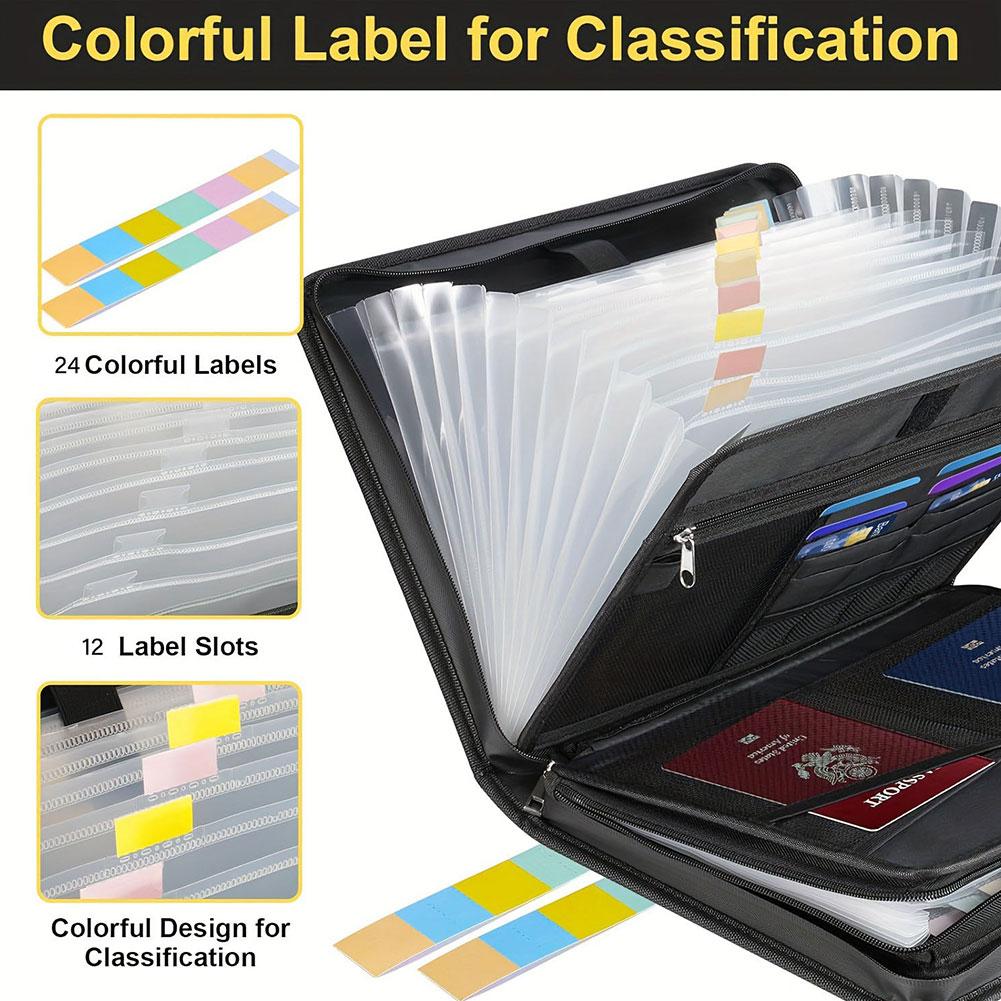 A4 Zipper File Bag Waterproof  - Portfolio Folder Zip ulasan dan harga