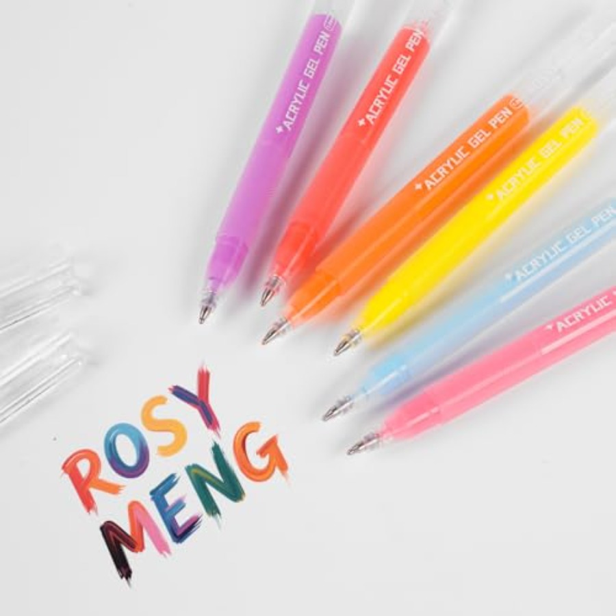 ROSYMENG 10 Colors Acrylic Gel - Gel Ink Pen Set ulasan dan harga