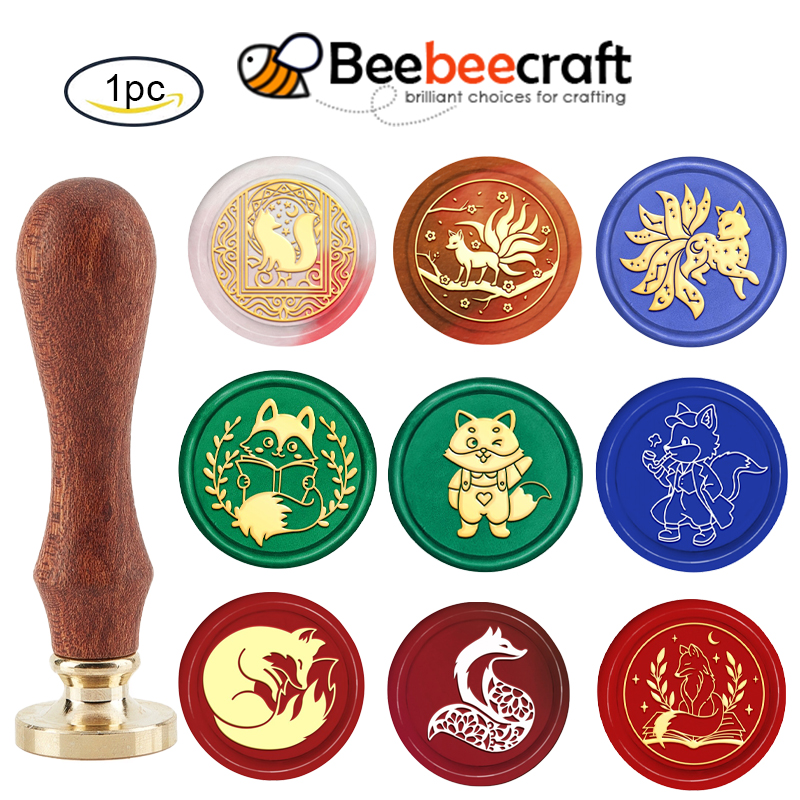 1PC Fox Moon Wax Seal Stamps R - Wax Seal Stamp Kit ulasan dan harga