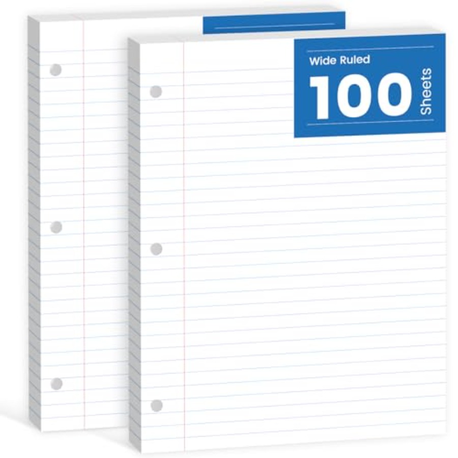Loose Leaf Paper 8.5 x 11, Loo - Paper Punch 3 Hole ulasan dan harga