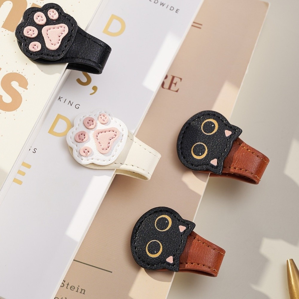 Cute PU Magnetic Page Clip Cat - Bookmark Magnetic Clip ulasan dan harga