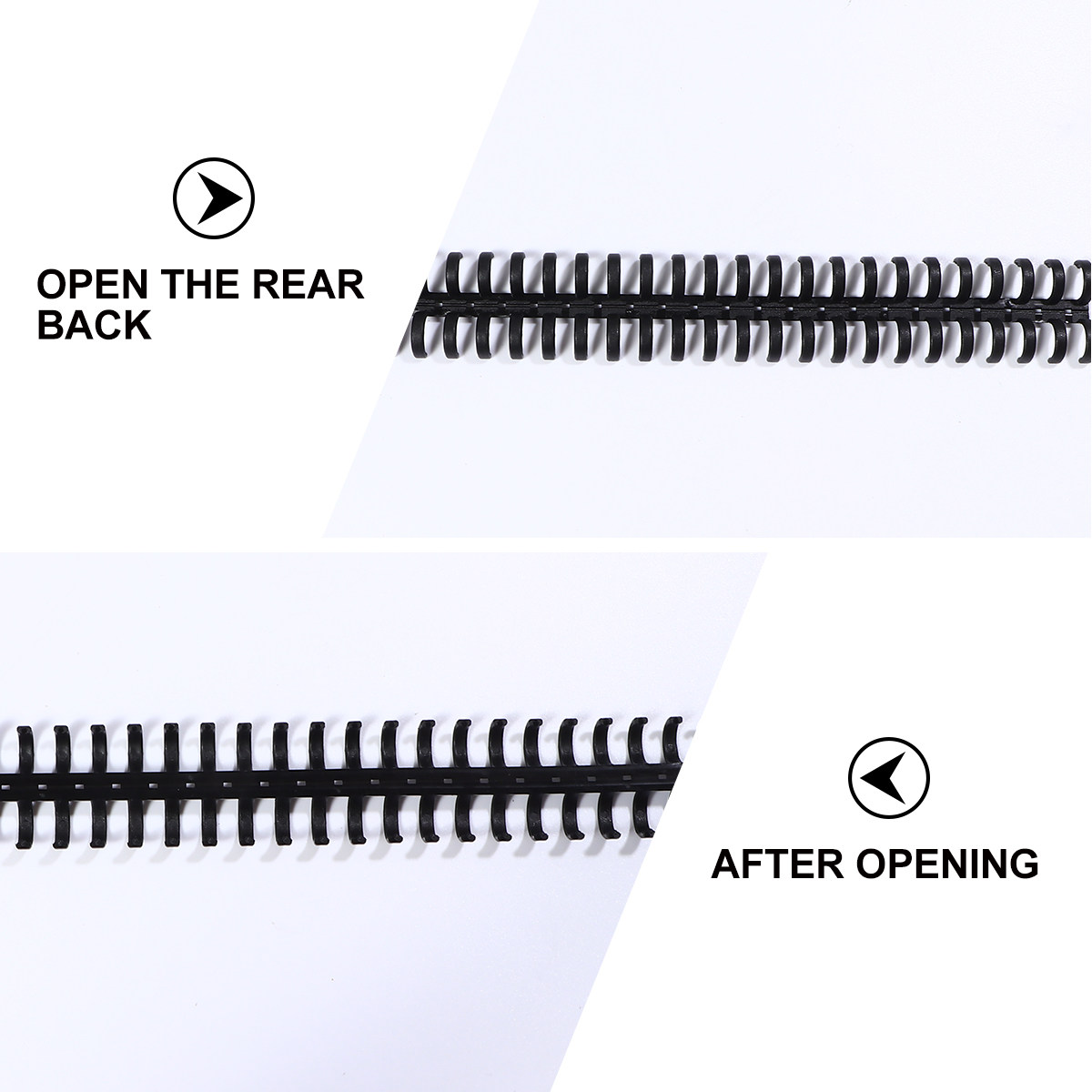 10Pcs Light Flexible Plastic C - Binding Comb Plastic ulasan dan harga