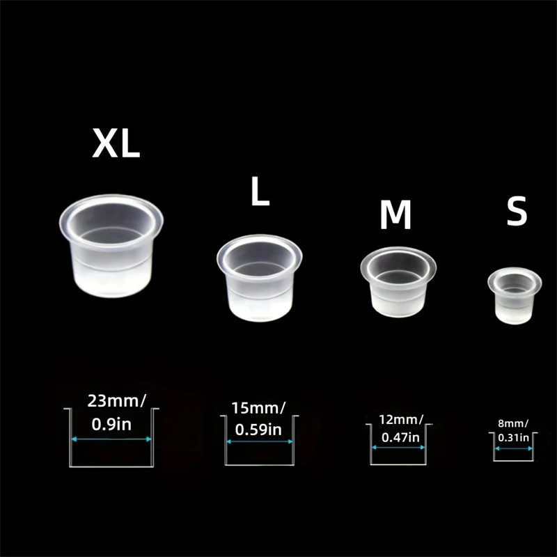 100pcs Disposable Tattoo Ink C - Calligraphy Ink Bottle ulasan dan harga