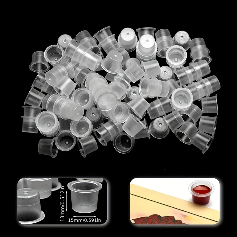 100pcs Disposable Tattoo Ink C - Calligraphy Ink Bottle ulasan dan harga