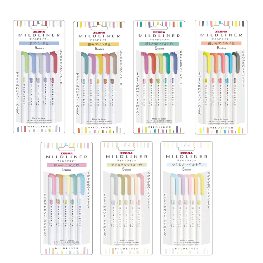 Japan ZEBRA Highlighter Pen Ne - Highlighter Set Pastel ulasan dan harga