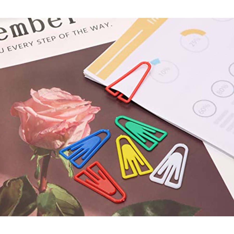 50PCS Plastic Paper Clips Book - Binding Comb Plastic ulasan dan harga